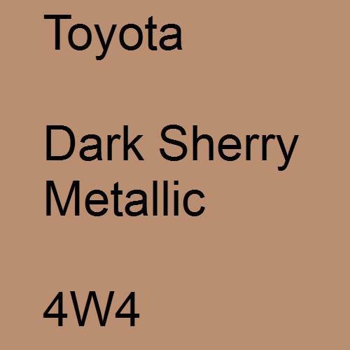 Toyota, Dark Sherry Metallic, 4W4.